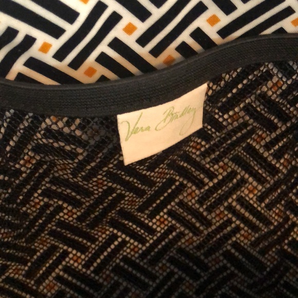 VERA BRADLEY Katalina SZ XL black yellow weave pattern diaper baby bag - Picture 13 of 16